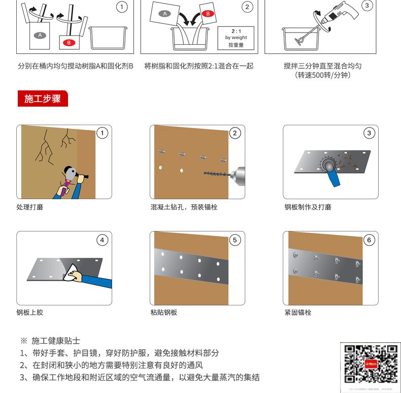 包钢绥阳粘钢加固施工过程